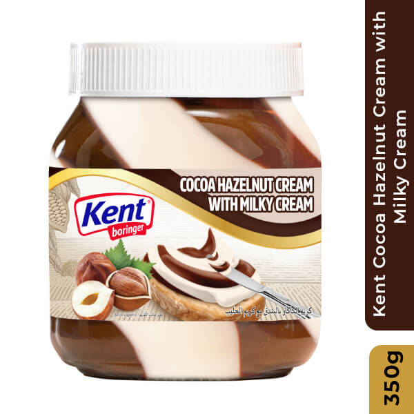 Kent Cocoa Hazelnut Cream with Milky Cream, 350g