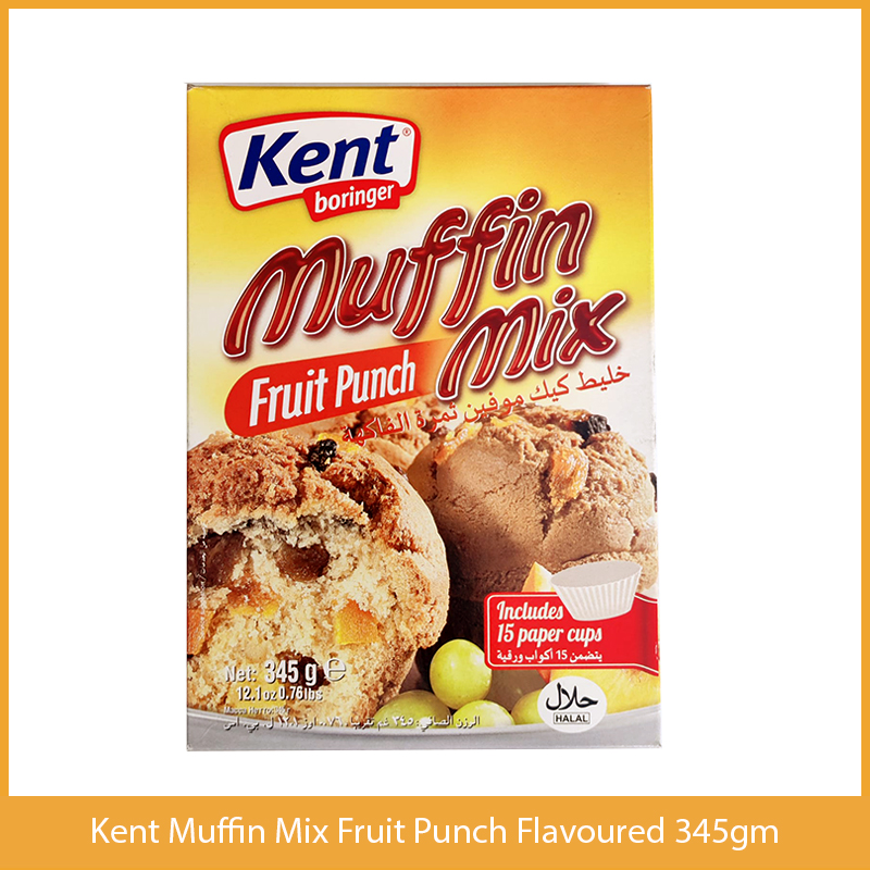 Kent Muffin Mix Fruit Punch Flavoured 345gm