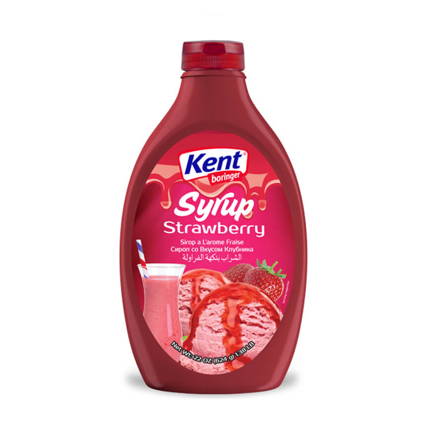 Kent Syrup Strawberry 624 gm