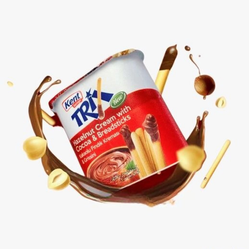 Kent Trix Hazelnut cream with cocoa Breadsticks - 56gm