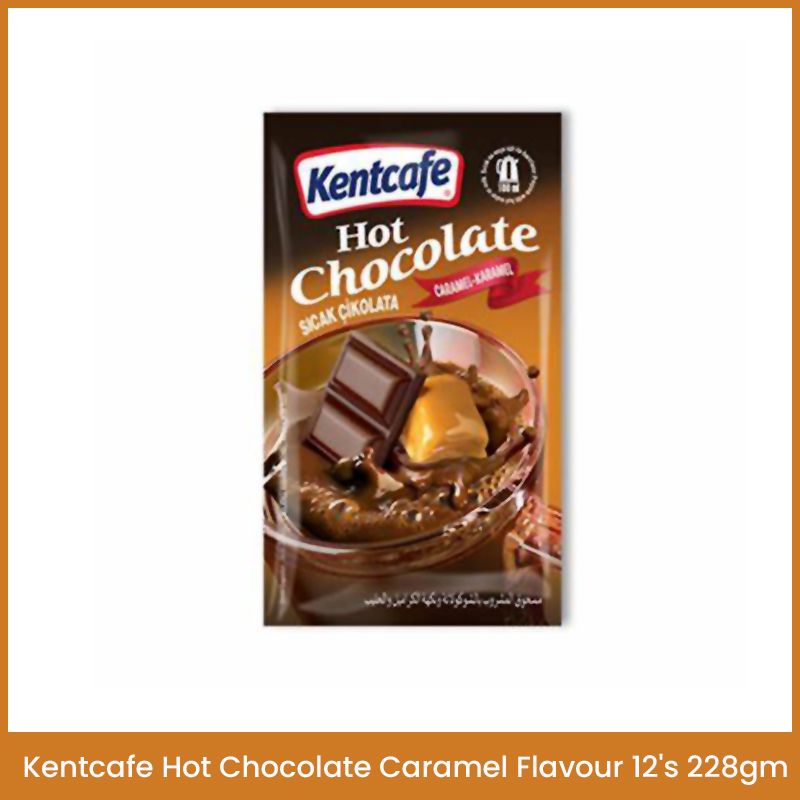 Kentcafe Hot Chocolate Caramel Flavour 12's 228gm