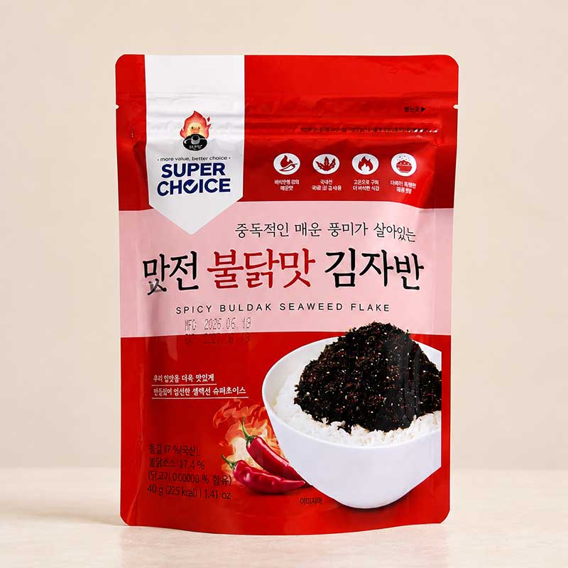 Laverland Super Choice Spicy Buldak Seaweed Flake, 40gm