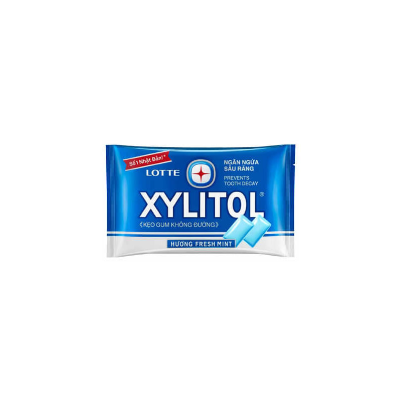 Lotte Xylitol Blister Fresh Mint Chewing Gum, 11.6 gm