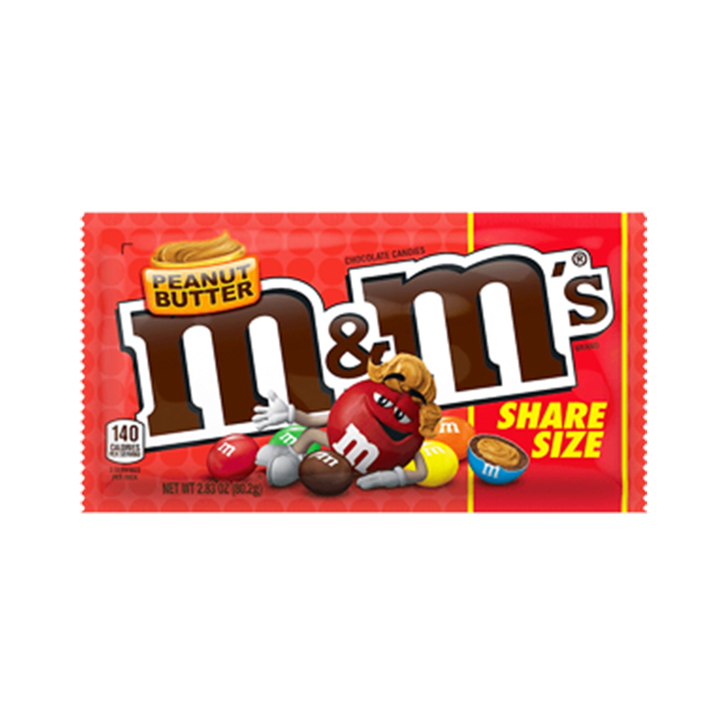 M & M PEANUT 2.83 OZ 24 pkt