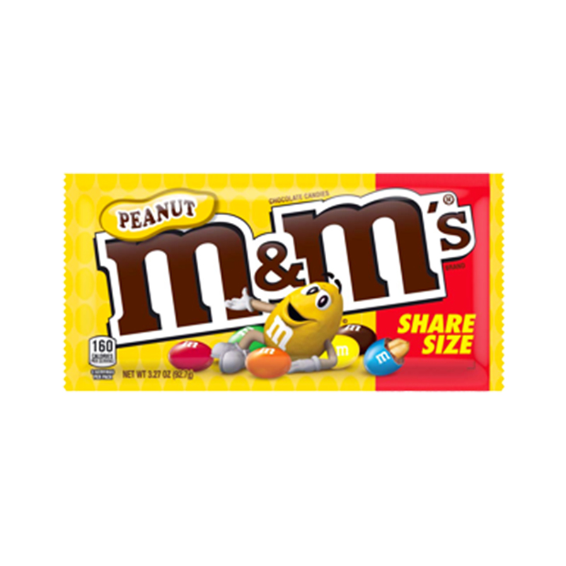 M & M PEANUT 3.27 OZ 24 PKT