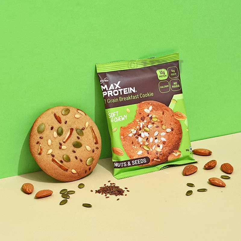 Max Protein Nuts & Seeds Cookie - 55gm