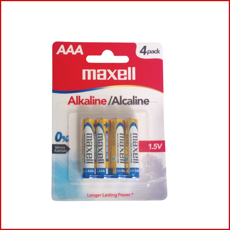 Maxell Alkaline AAA 4pcs