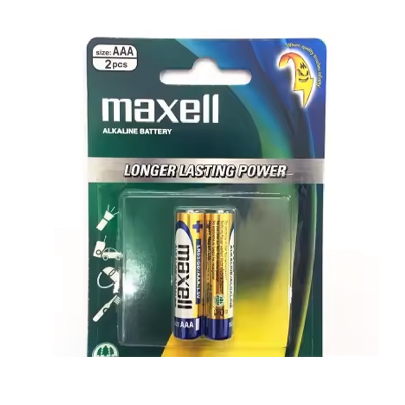 Maxell Batteries Alkaline prem AAA - 2 pcs