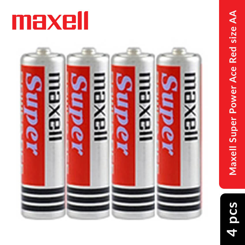 Maxell Super Power Ace Red Battery size AA, 4 pcs
