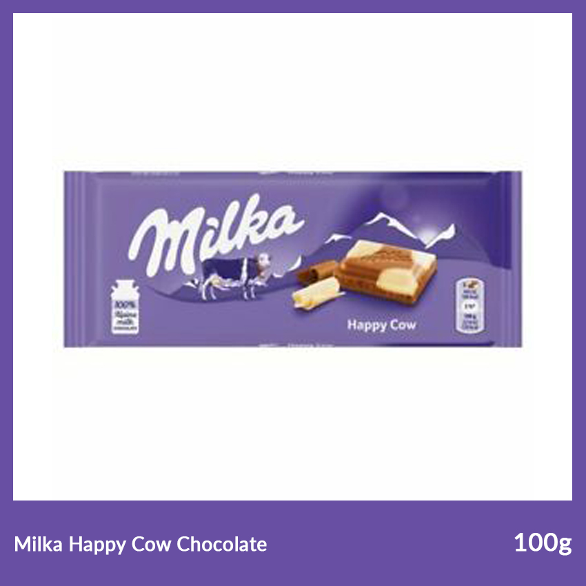 Milka Happy Cow Chocolate, 100g