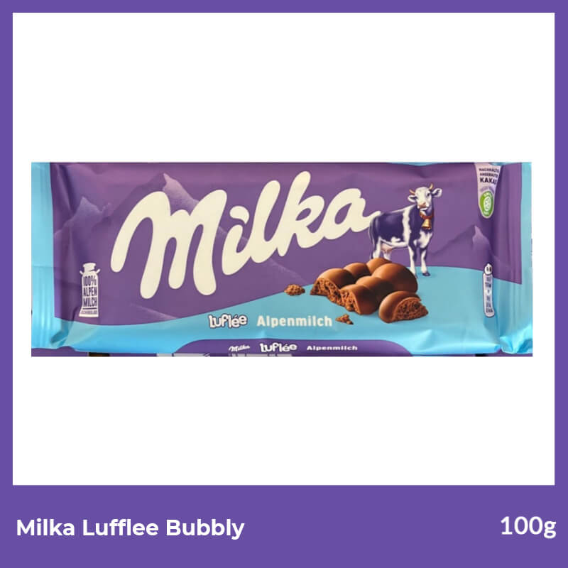 Milka Lufflee Bubbly Chocolate,100g