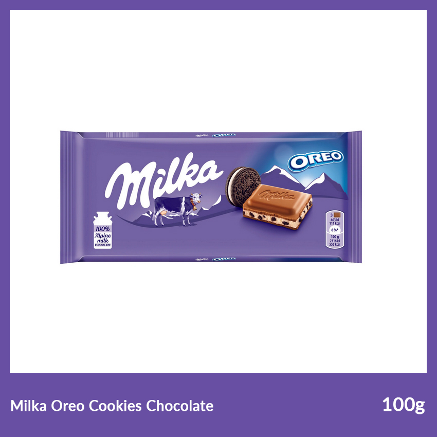 Milka Oreo Cookies Chocolate, 100g