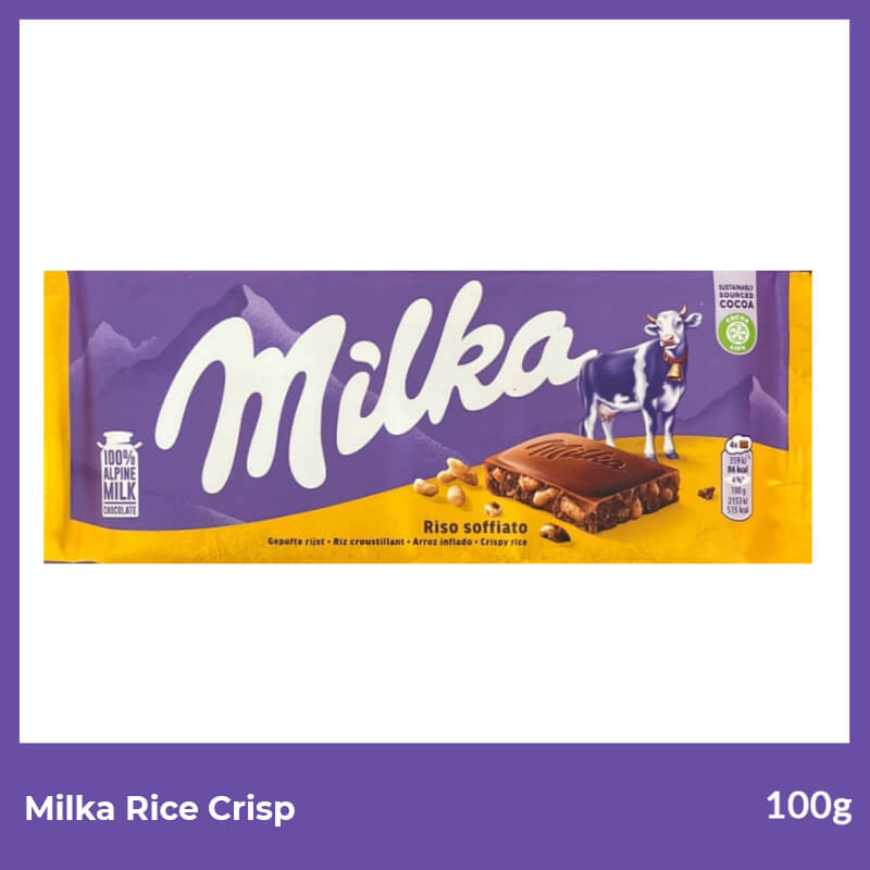 Milka Rice Crisp Chocolate,100g