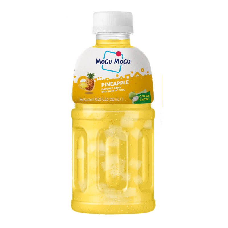 Mogu Mogu Pineapple Flavored Drink with Nata De Coco, 320ml