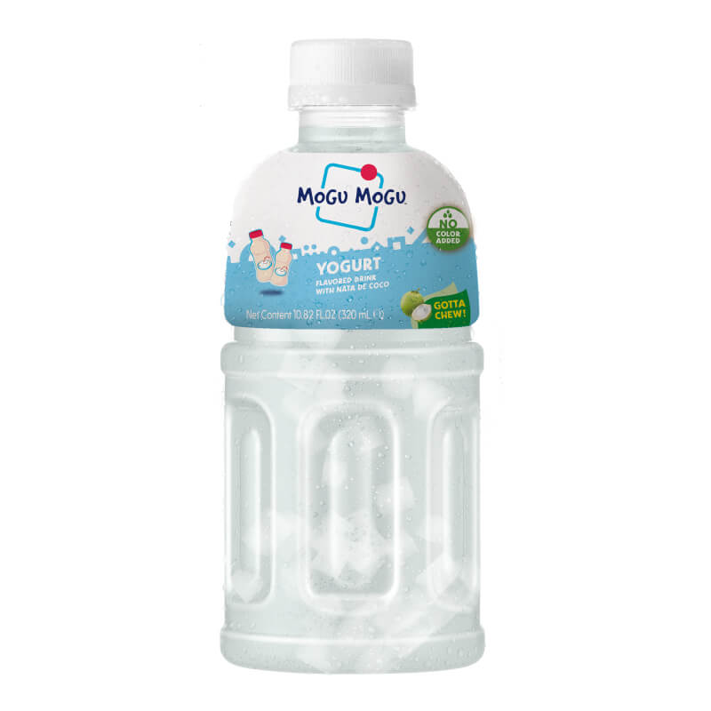 Mogu Mogu Yogurt Flavored Drink with Nata De Coco, 320ml