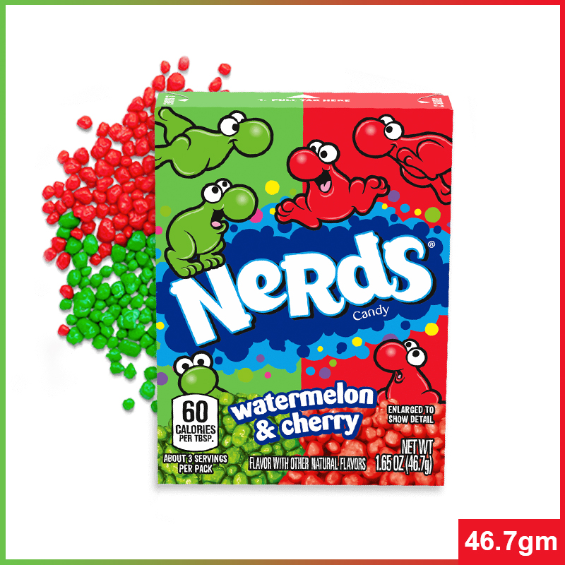 Nerds Candy Watermelon And Cherry 46.7G