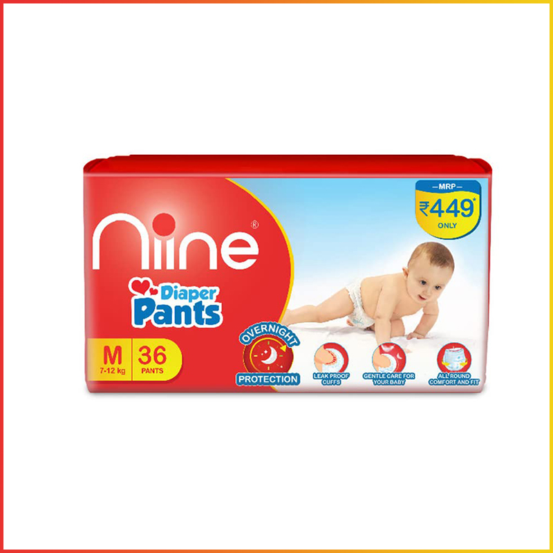 Niine Diaper Pants Medium (7-12kg) 36 Pants