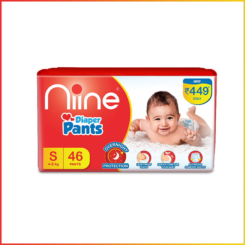 Niine Diaper Pants Small (4-8kg) 46Pants