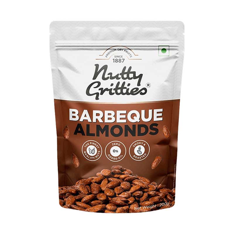 Nutty Gritties Barbeque Almonds 200G
