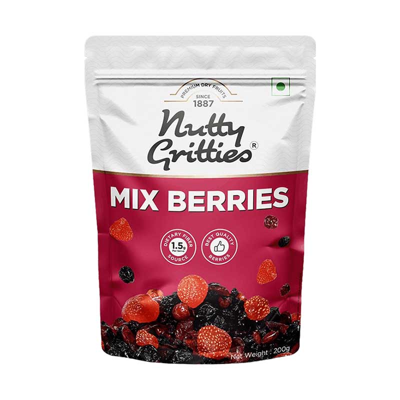 Nutty Gritties Mix Berries 200G