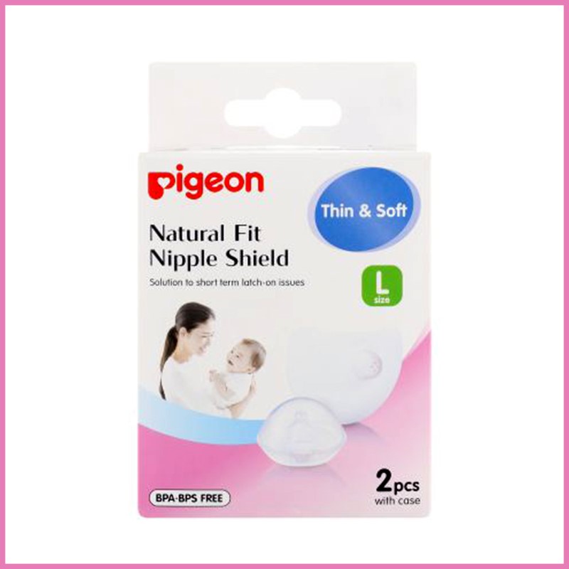 Pigeon Natural Fit Nipple Shield Thin & Soft 2Pcs with case (13mm)