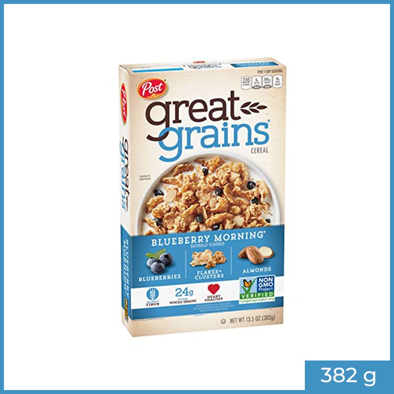 Post Great Grains Blueberry Morning Cereal 13.5OZ (382G)