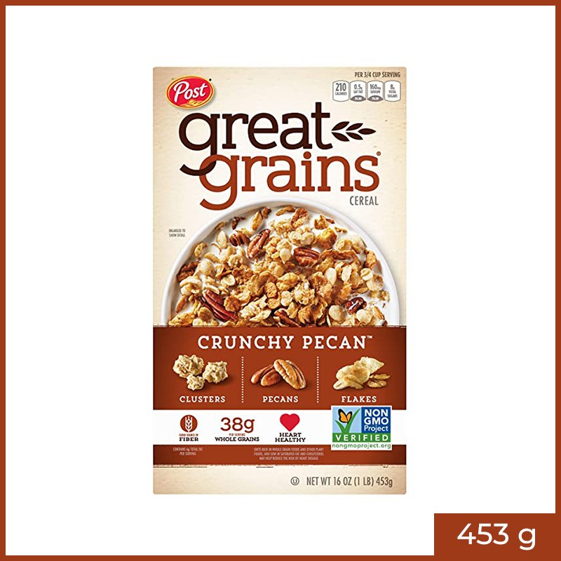Post Great Grains Crunchy Pecan Cereal 16OZ (453G)