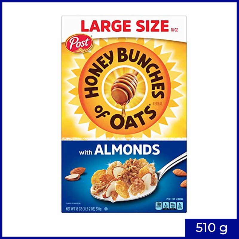 Post Honey Bunches Of Oats with Almonds 18OZ (510G)