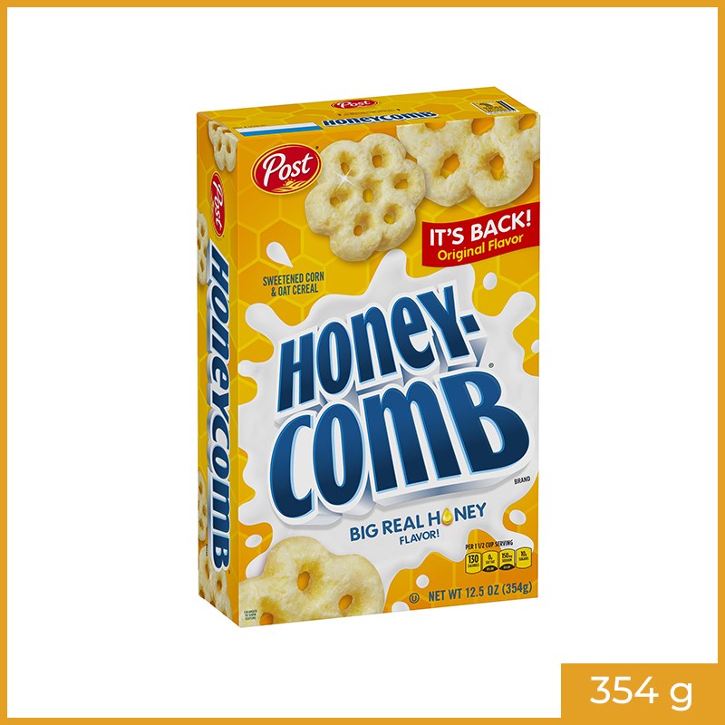 Post Honey Comb Sweetened Corn & Oat Cereal 12.5OZ (354G)