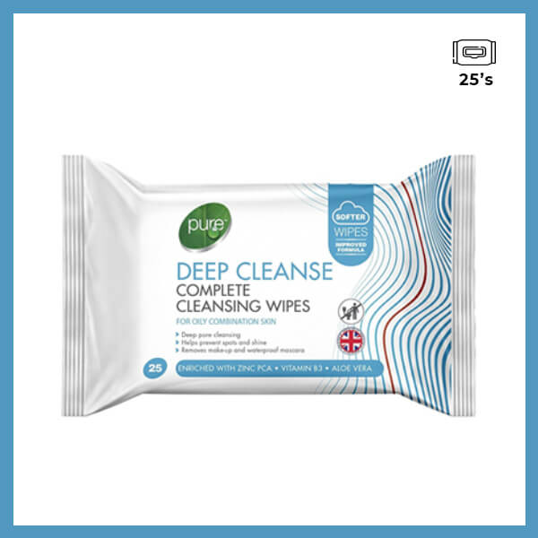 Pure Complete Deep Cleanse Wipes, 25's
