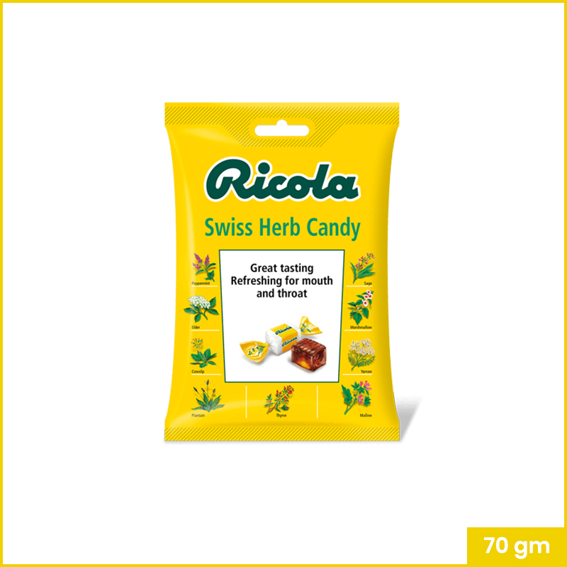 Ricola Swiss Herb SugarFree Candy Original 70gm