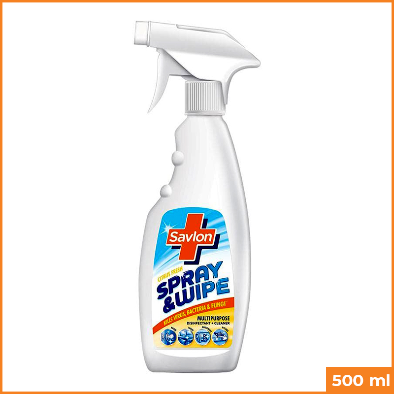 Savlon Disinfectant + Cleaner Spray & Wipe 500ml