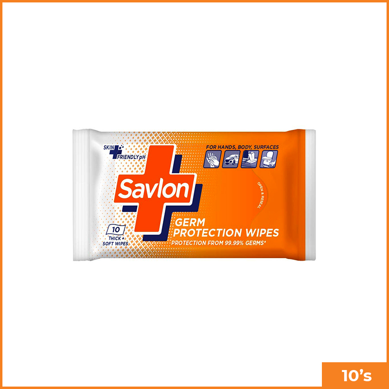 Savlon Germ Protection Wipes 10's