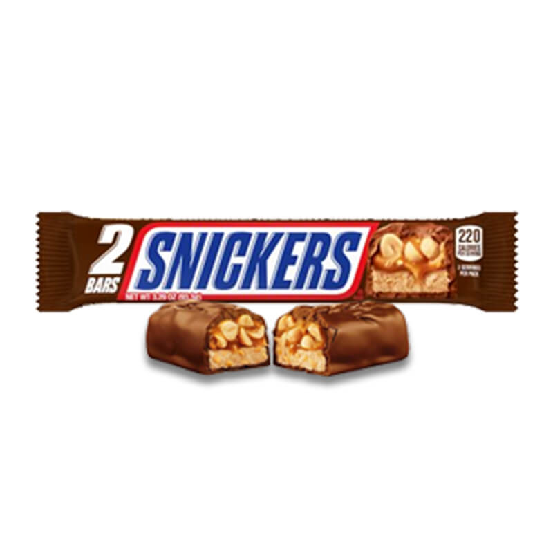 Snickers Chocolate 2 Bar 3.29OZ 
