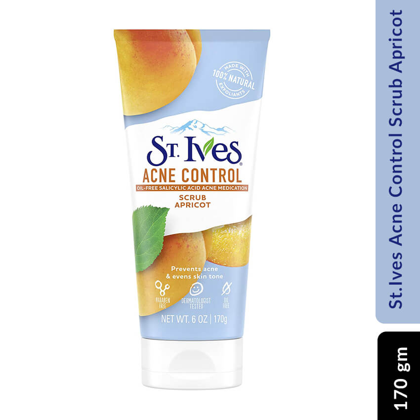 St. Ives Acne Control Scrub Apricot, 170gm