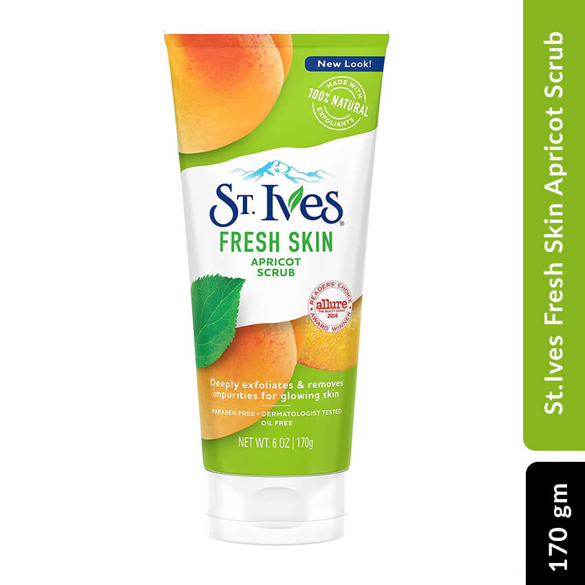 St. Ives Fresh Skin Apricot Scrub, 170 gm