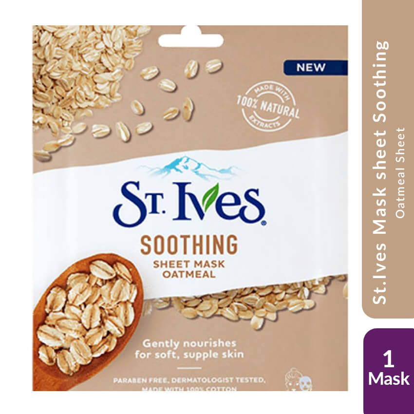 St. Ives Soothing Sheet Mask Oatmeal (1Pcs) 