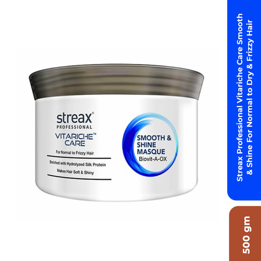 streax-professional-vitariche-care-smooth-shine-for-normal-to-dry-frizzy-hair-500gm