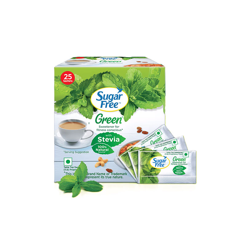 Sugar Free Green Stevia, 25 sachets