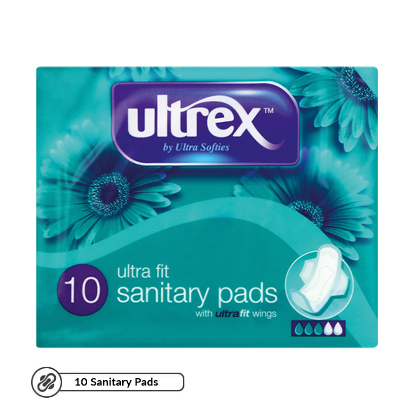 Ultrex Ultra Fit Sanitary Pads 10's