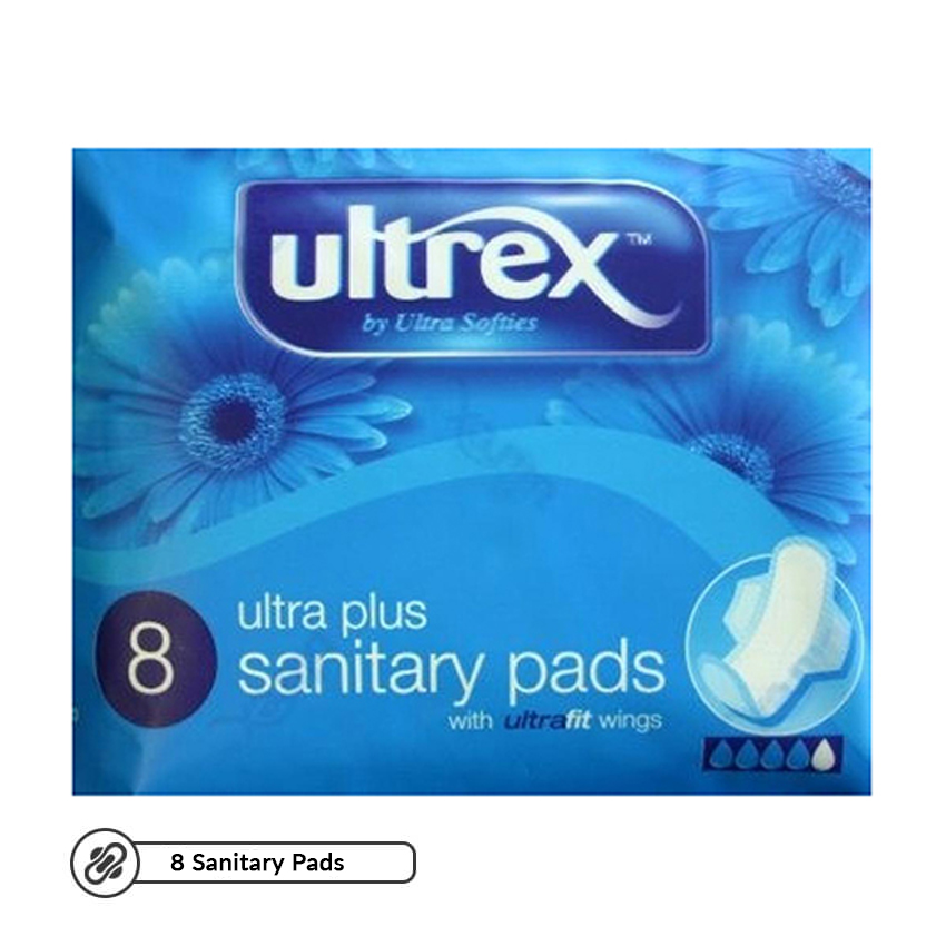 Ultrex Ultra Plus Sanitary Pads 8's