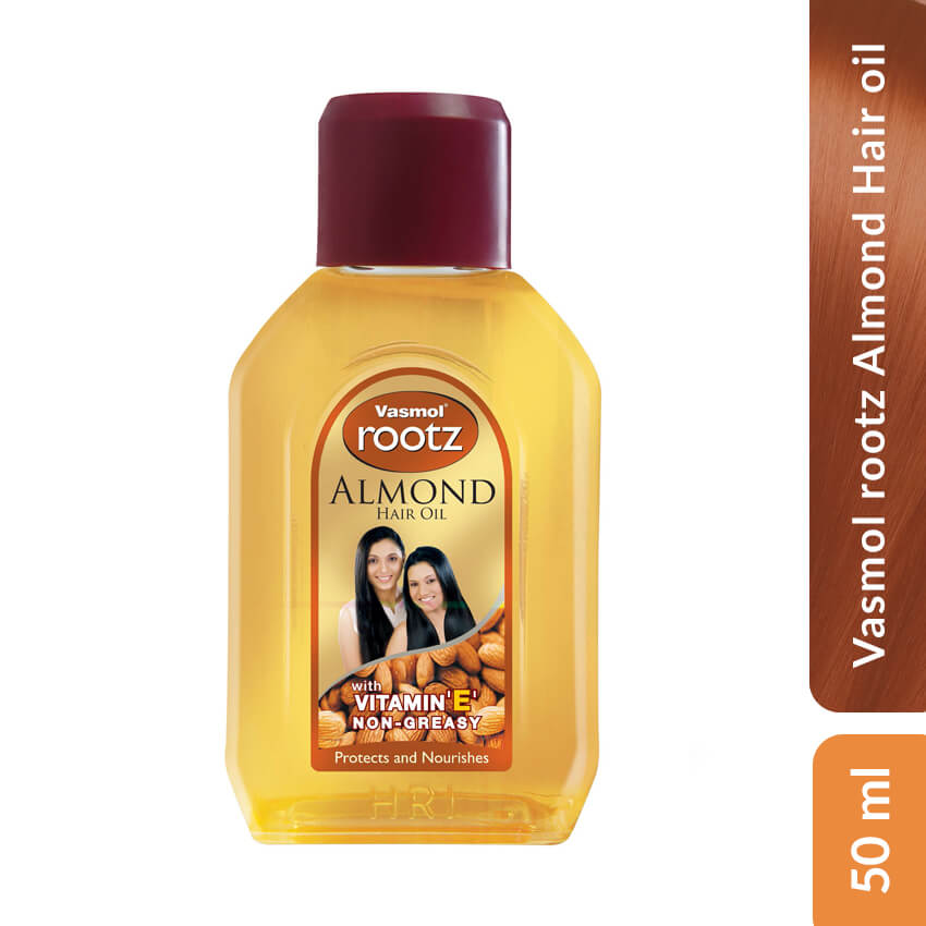 Vasmol Rootz Almond Hair Oil, 50 ml