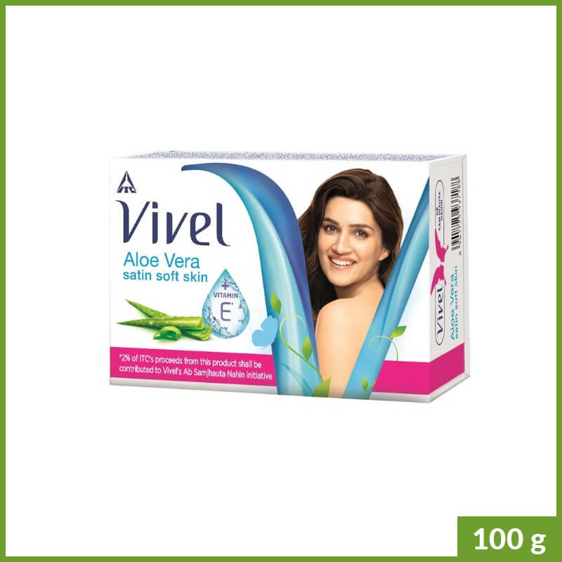 Vivel Soap with Aloe Vera, 100gm
