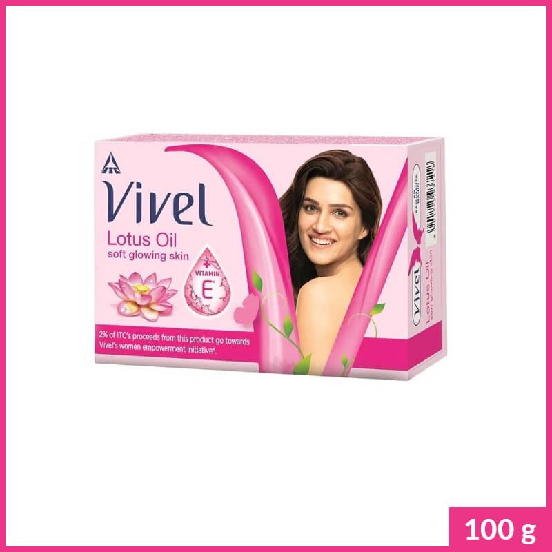 Vivel Soap with Lotus Oil, 100gm