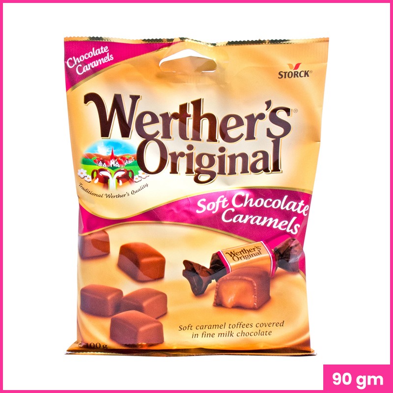Werther's Original Soft Chocolate Caramels 100G