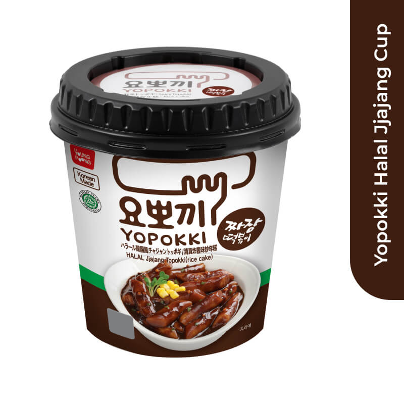 Yopokki Halal Tteokbokki Jjajang Cup, 120gm