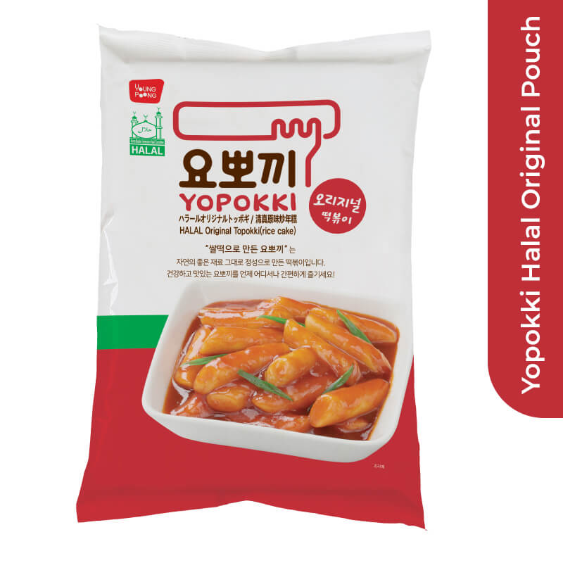 Yopokki Halal Tteokbokki Original Pouch, 240gm