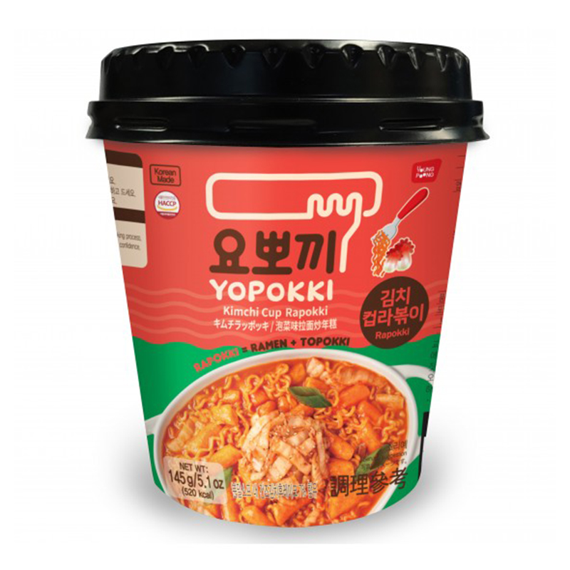 Yopokki Rapokki Kimchi Cup, 145gm